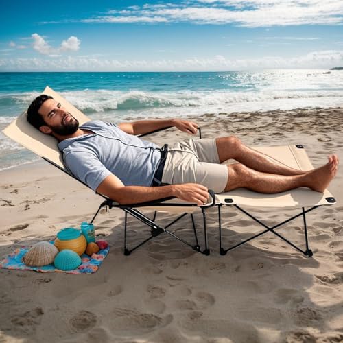 Foldable Reclining Patio Lounge Chair