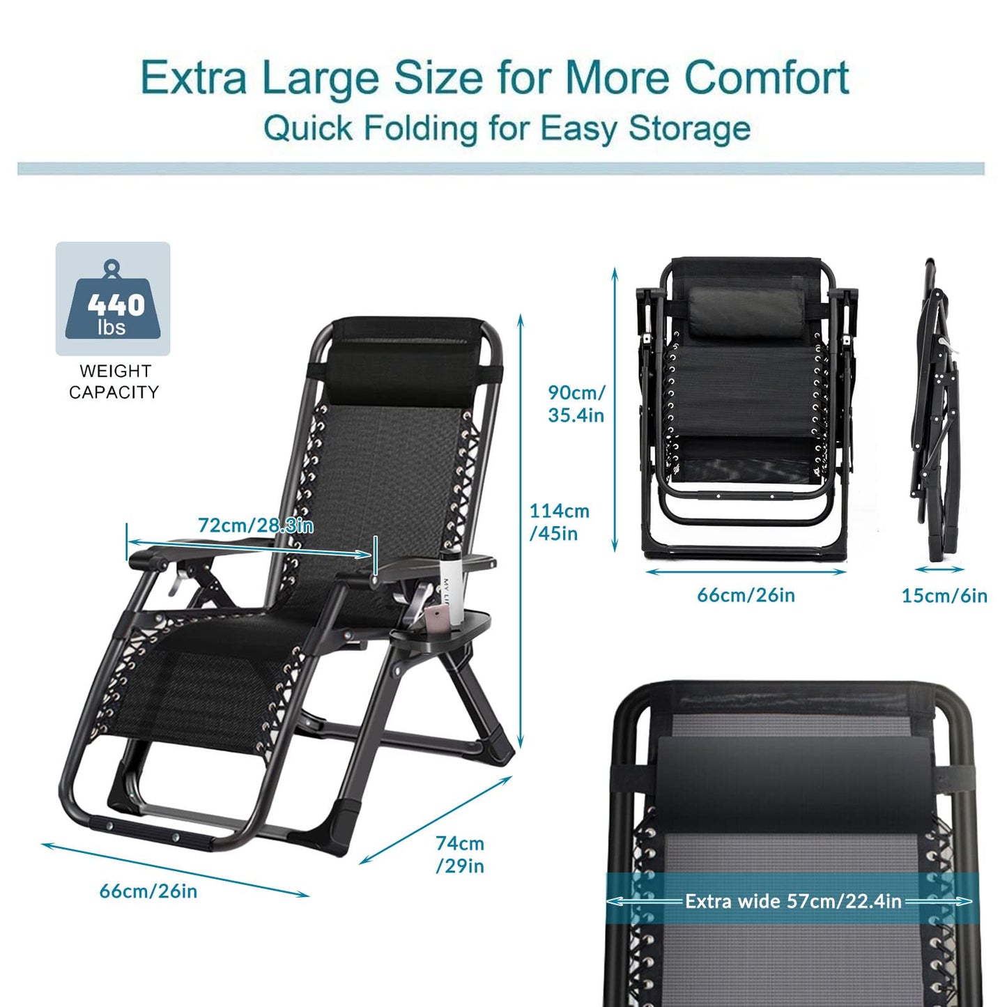 XL Zero Gravity Recliner Chair