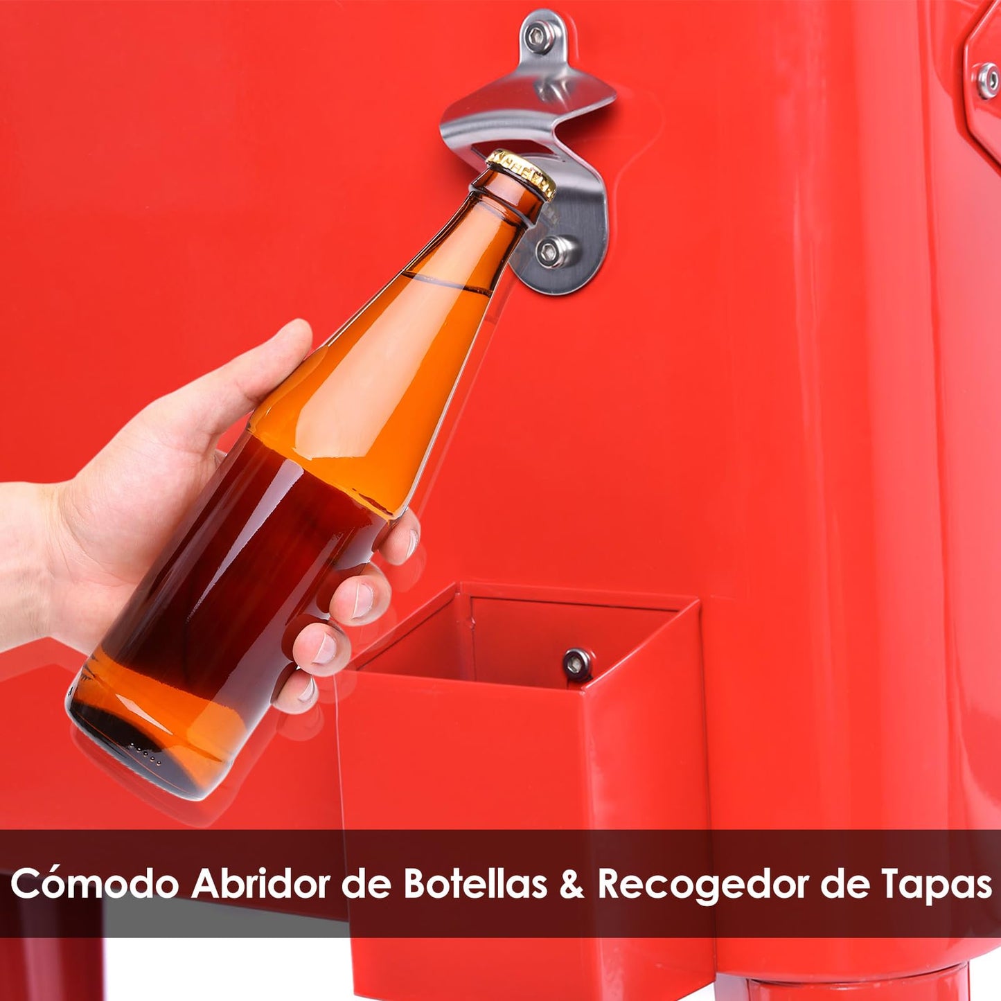 COSTWAY Carrito Nevera 76L con Ruedas