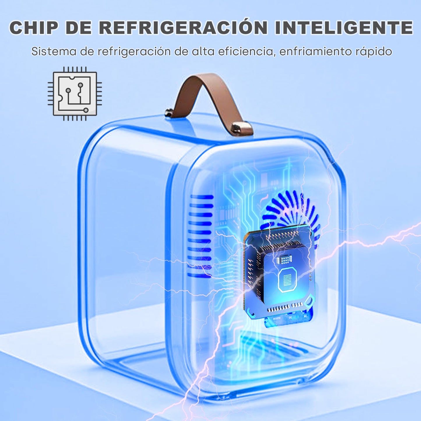 Enventor Mini Frigorífico 4L (6 Latas) Negro