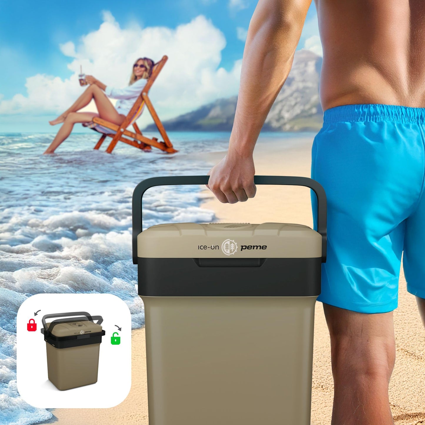 Peme Essential Nevera Portátil Eléctrica 25,7L