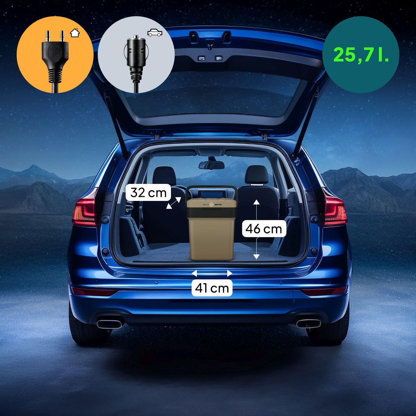 Peme Essential Nevera Portátil Eléctrica 25,7L