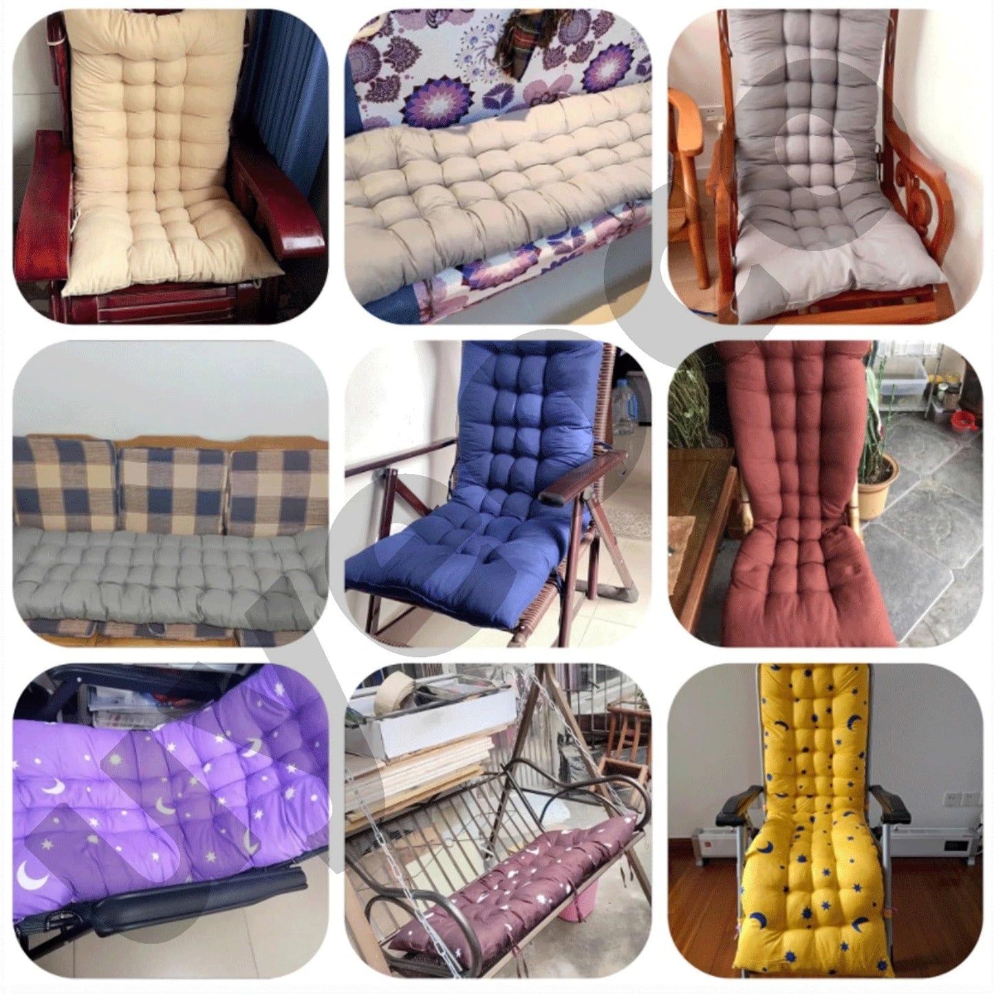 Sun Lounger Cushion 155x48cm