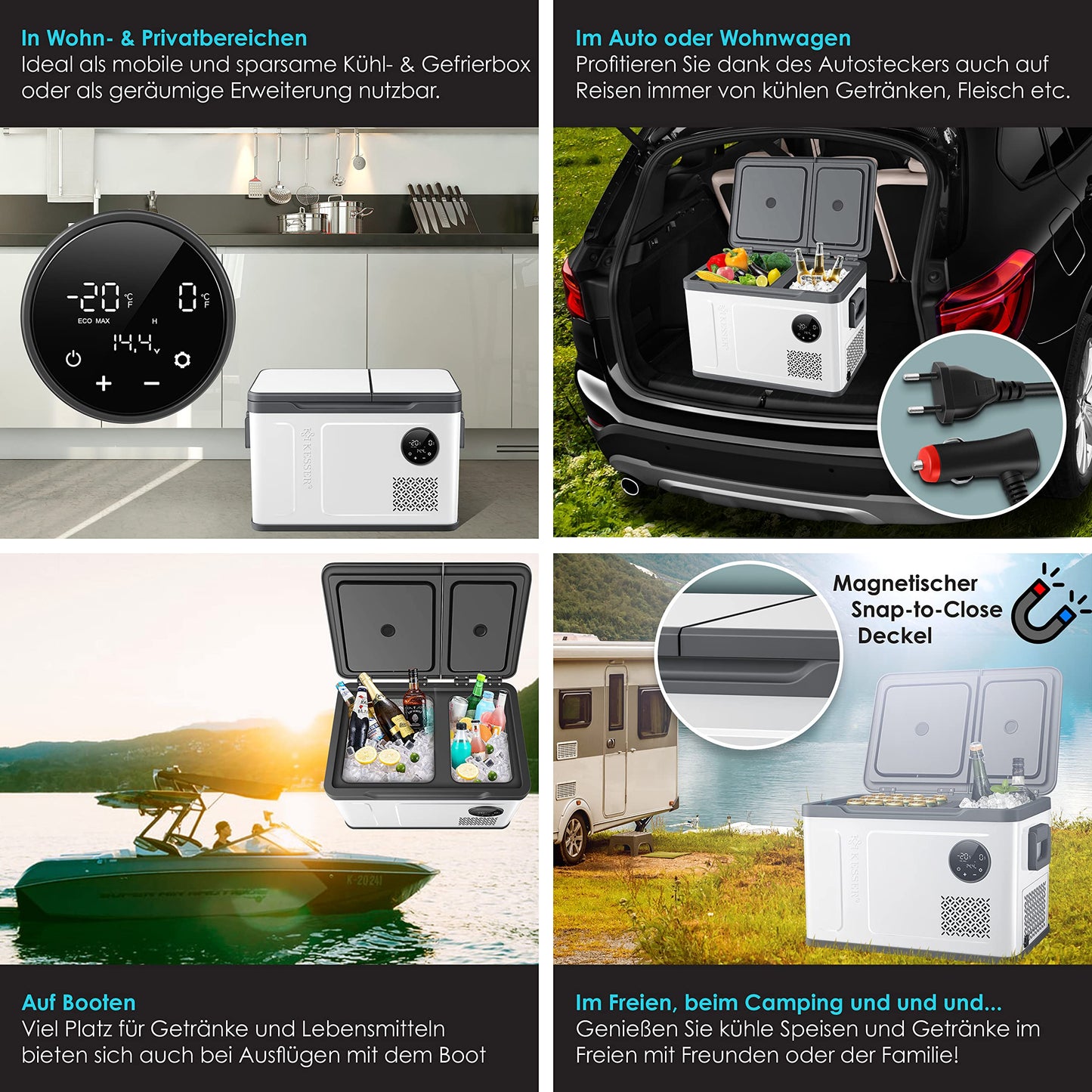 KESSER® Nevera Eléctrica de Compresor 49L