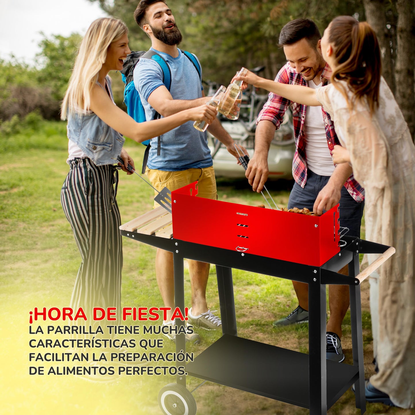 Five-Star Grill&Chill Barbacoa de Carbón GC0010