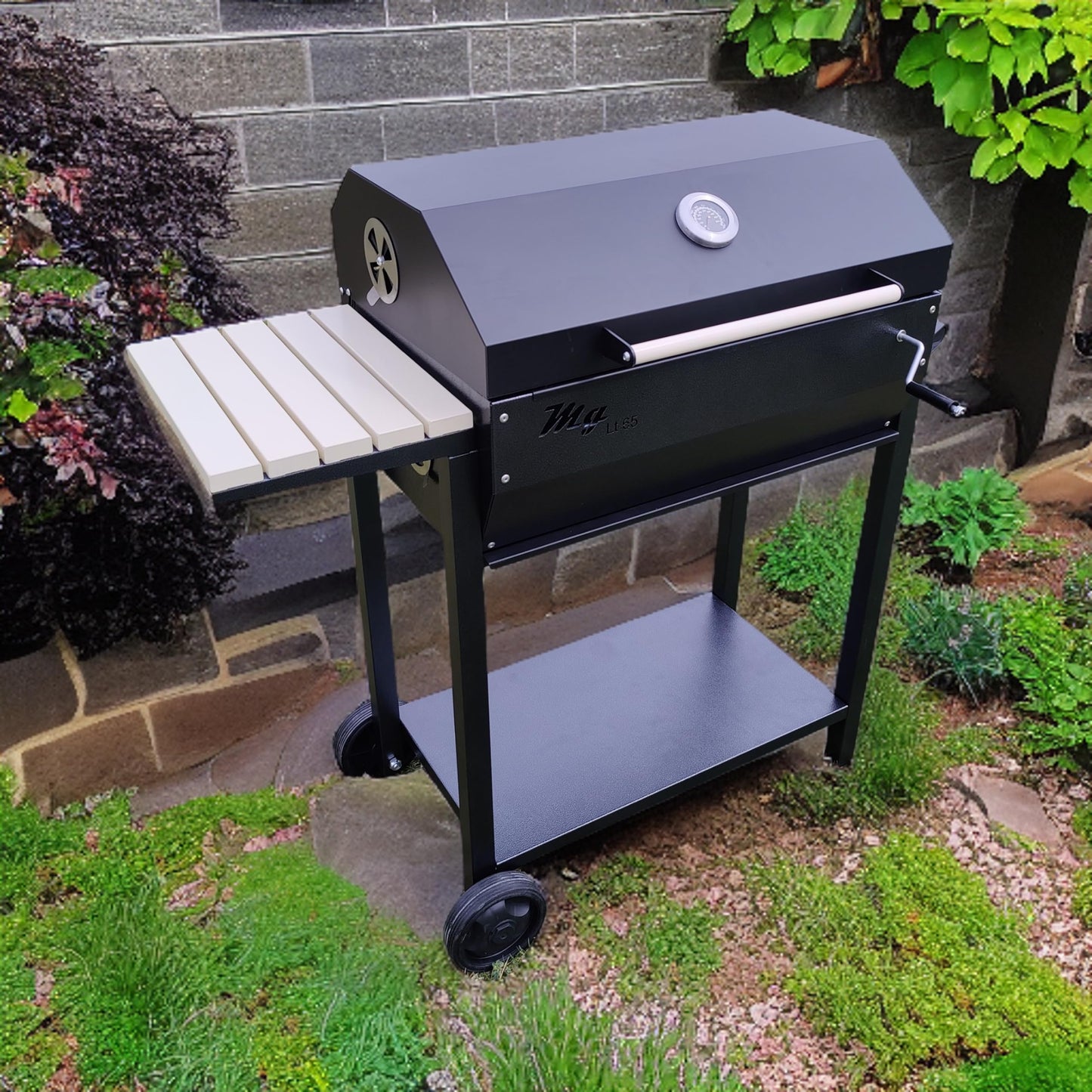 MG Barbacoa de Carbón con Parrilla Elevable