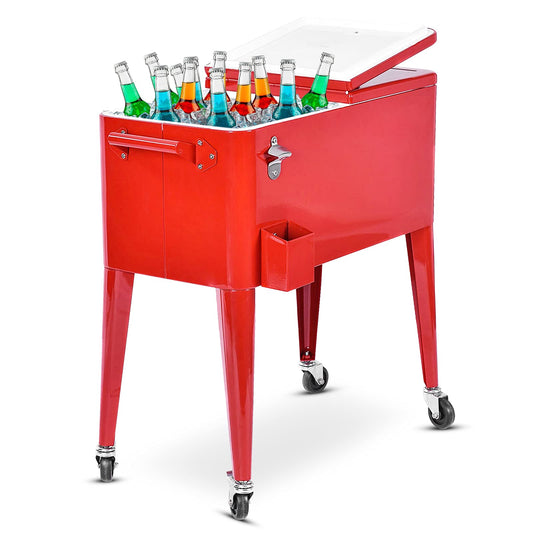 COSTWAY Carrito Nevera 76L con Ruedas