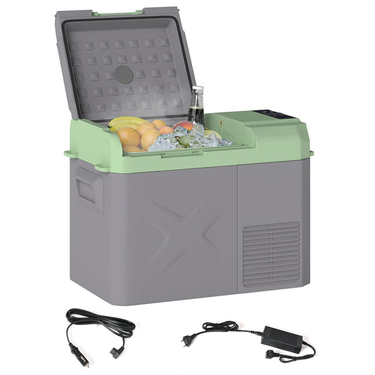 Outsunny Nevera Portátil Eléctrica de Compresor 24,2L