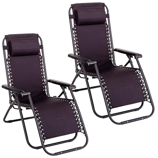 LOLAhome Tumbonas Gravedad Cero (Pack de 2)