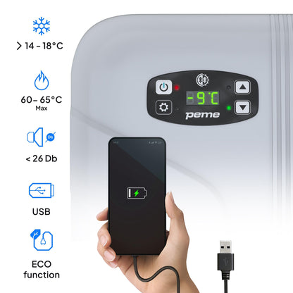Peme Essential Nevera Portátil Eléctrica 25,7L