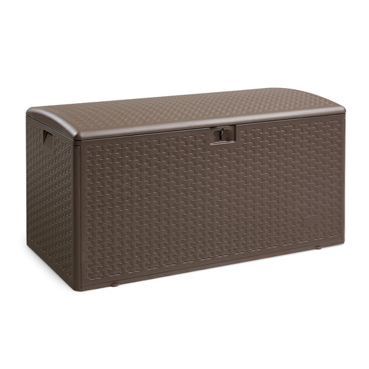 Amazon Basics Arcón para Exteriores 375L Marrón