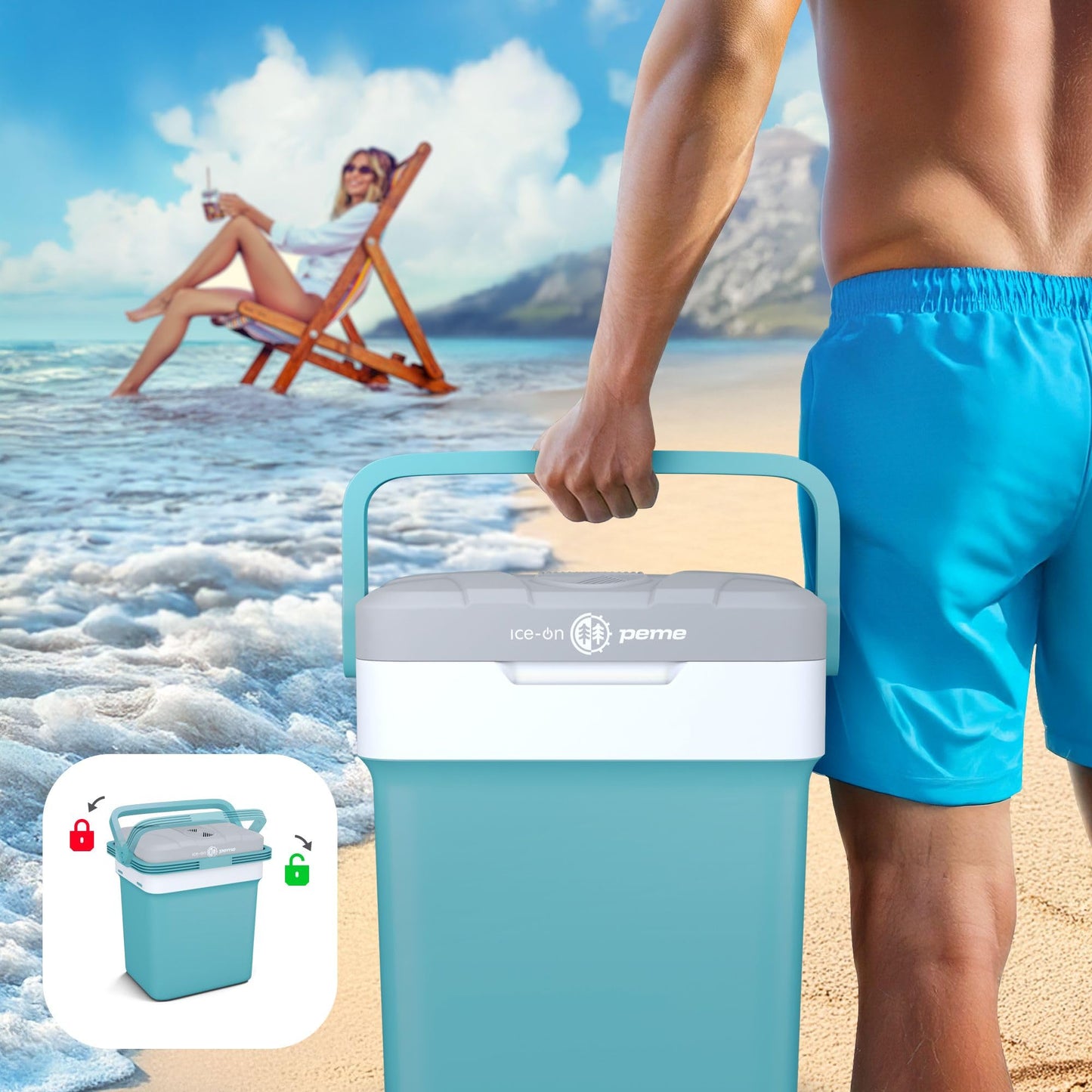 Peme Essential Nevera Portátil Eléctrica 25,7L