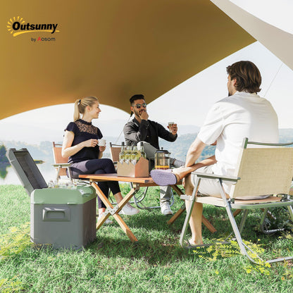 Outsunny Nevera Portátil Eléctrica de Compresor 24,2L